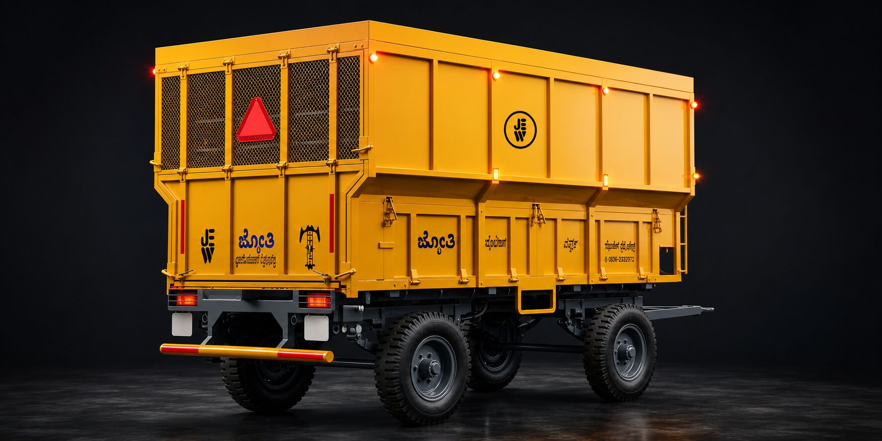 4-wheeler-hydraulic-cage-trailer
